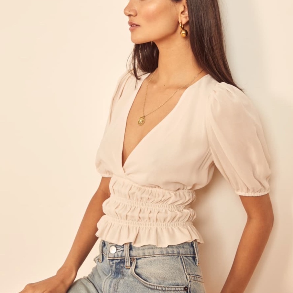 Reformation Josie Top size medium